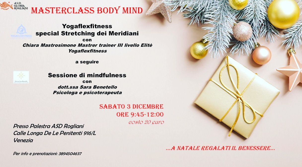 Event Masterclass body Mind Gloria Rogliani A.S.D.